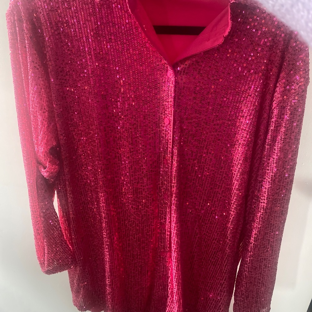 Fashion Nova Pink Sequin Dress - Picture 3 of 4